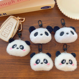 【♡Lovely girls house♡】Kawaii phim hoạt hình gấu trúc Thú nhồi bông Móc treo chìa khóa nhỏ búp bê mini Mặt dây chuyền Móc Chìa Khóa Phụ kiện túi