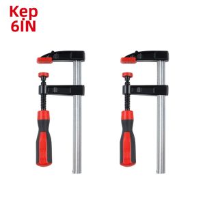 2/4 Dụng Cụ Kẹp Thanh Gỗ Bằng Thép Chịu Lực Cao F Kẹp Màu Đen + Đỏ Dụng Cụ Cầm Tay Bằng Thép Không Gỉ Thuận Cả Hai Tay Cho Xưởng Mộc Lắp Ráp Đồ Nội Thất