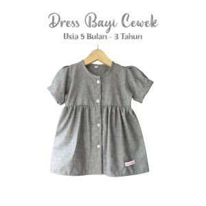 Baju bayi cewek dress bayi perempuan 5 6 bulan sampai 3tahun