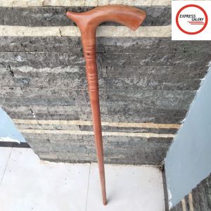 tongkat jalan kayu nagasari model cula profil premium C06