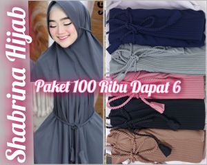 Paket Hemat Hijab Tali Kepang/ Paket Hijab Tali Kepang Jersey Premium Termurah