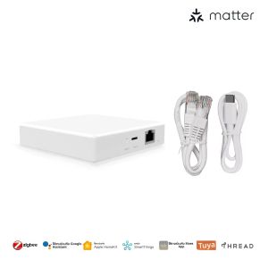 MOES Matter Gateway เพลิดเพลินกับการควบคุมบ้านอัจฉริยะด้วย Tuya Zigbee การควบคุมด้วยเสียงด้วย Siri HomeKit SmartThings Google Assistant