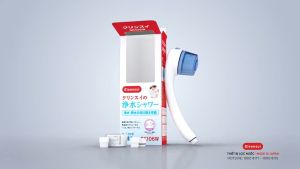 CLEANSUI SK106 shower head with 2 pieces of SKC205 cartridges. Product from Japan with 1 Months Warranty