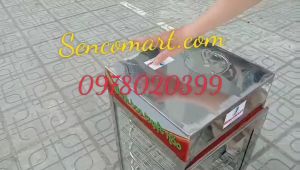Tủ hấp bánh bao 4 khay  và hấp giữ nóng bánh bao