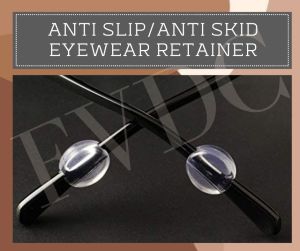 FVDC ROUND ANTI SLIP EYEWEAR EYEGLASSES RETAINER IN ROUND MINIMALIST DESIGN.  ANTI-SLIP  ANTI-SKID EYEGLASSES HOLDER
