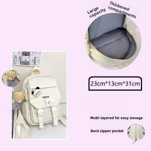 OUDENGPAI | Cute Girls Backpack 2025 New Outgoing High Aesthetic Value Childrens School Bag Soft Handle Medium Hardness Spring Season