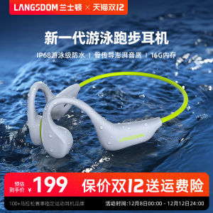 Lanshilton BE20 True Bone Conduction Bluetooth Earphones Swimming Waterproof Professional Underwater Open Sports Running