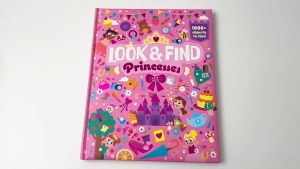 Look and Find Princesses Activity Book (Padded Hardcover) with 1000+ Objects To Find For Kids