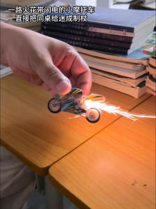 Đồ Chơi Xe Đua Điện Sáng Bóng Bằng Hợp Kim Cho Bé Trai Xe Đạp Mô Phỏng Bằng Khối Lắp Ráp Xe Đạp Đĩa Đá Bằng Hợp Kim