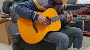 กีตาร์โปร่งไฟฟ้าOMเว้าออลโซลิดAllSolidราคาสุดคุ้มงานแบบแพงเสียงยอดเยี่ยมราคาพิเศษพร้อมของแถม