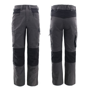Mens Work Pants Pure Cotton Thickened Wear-resistant Loose Electric Welding Anti-scalding Large Size Workwear Long Trousers