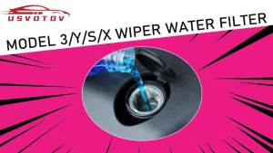 Windshield Wiper Water Filter for Tesla Model 3 S X Y Juniper Glass Water Filter Screen Mesh Stainless Protective Accessories
