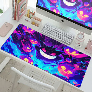 Bandai | Pokemon Gengar Laptop Table Decoration Carpet XXL HD Printing Cartoon Keyboard Non-slip Rubber Mouse Mat Student Write Mausepads