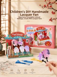 JIEXI | DIY Mini Painting Fan Playset for Girls