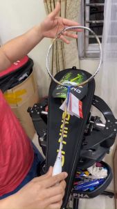 (Tem chính Hãng) Vợt Cầu Lông Lining 3D Calibar 200 Tặng (Quấn Cán + Công Căng Vợt + Bao Đựng Vợt)