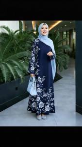 Baju Raya Viral 2026 | Kaftan Muslimah Bercorak Saiz Besar Pakaian Perempuan Bergaya