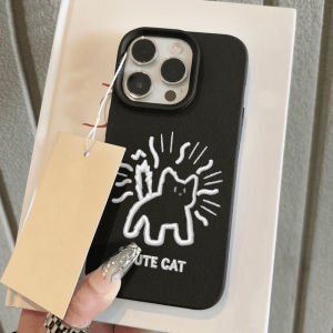 Cartoon Cat Silicone Phone Case For iPhone 17 Pro Max 17 18 Pro 16 15 13 12 11 14 16 Plus 15 Plus Air Shockproof Capinha Caha