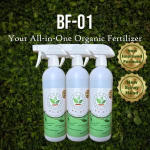 [3 Bottles] BF-01 Liquid Organic Fertilizer–All-in-one Plant / Gardening Solution (A product of Beyond Fertilizersᵀᴹ)