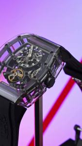 BONEST GATTI 2026 New Tonneau Crystal Case Skeleton Mens Mechanical Watch Rubber Strap Light Luxury Luminous Mens Watch Reloj