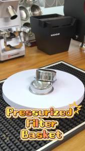 Giỏ Lọc Cà Phê Áp Suất Hai Lớp 51/54/58mm Bằng Thép Không Gỉ Cốc Tái Sử Dụng Cho Máy Pha Cà Phê Espresso Portafilter