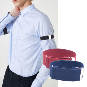 1Pasang Adjustable Arm Garter Band / Non Slip Shirt Sleeve Garter / Armband Sleeve Garter