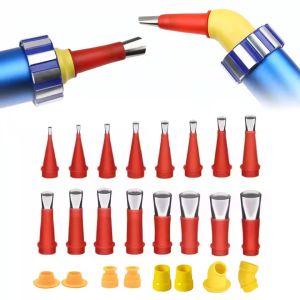 22PCS Stainless Steel Caulk Nozzle Applicator Caulking Finisher Glue Silicone Sealant Finishing Tool Kitchen Bathroom Sink Joint