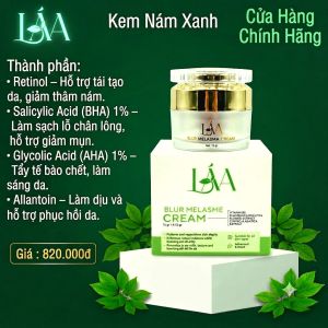 Blur Melasma cream 12g. (mẫu mới) kem bật gốc nám kem mờ nám Kem LÁ (mẫu mới)