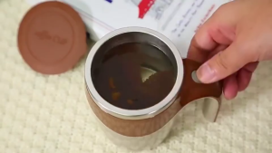 🐻DAILY2U🐻 380ml Automatic Stirring Mug Self Stirring Mug Coffee Cup Stainless Steel Auto Mix Mug Automatic Rechargeable Coffee Cup Gift Present
