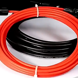 PV Solar Cable Wire MC4 Male Female Both Ends Connector High Flexibility Anti‑Aging IP67 Waterproof for Solar Panel Outdoor Installation