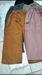 Celana Knit Cargo Anak Perempuan Usia 2-12 Tahun & Kulot Anak Cewek