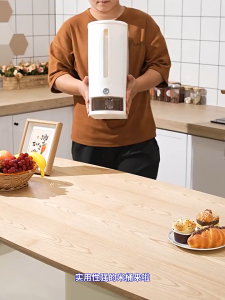 HETEE Airtight Rice Dispenser with Portion Scale Moisture-Proof Food Storage Container  Kitchen Grain Organization