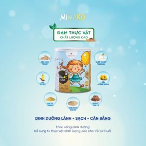 Sữa Miwako Vị Gạo Lon 700Gr Chuẩn Hữu Cơ USDA Nhập Khấu Chính Hãng Malaysia Bổ Sung Dinh Dưỡng Hoàn Chỉnh