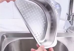 Khay gác chậu rửa bát lọc rác để đồ đa năng làm bằng inox 304