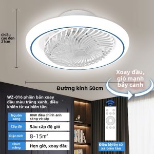 CHIGO | Quạt Trần Đèn Điện Áp Rộng Quay 360 Độ Gió Mạnh