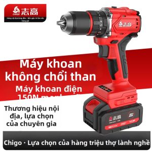 CHIGO | Máy Khoan Pin Lithium 13mm