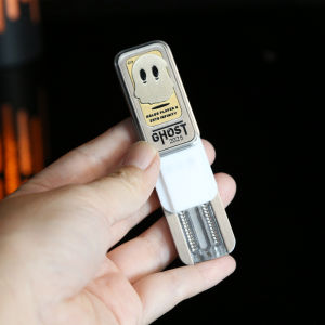 สไลเดอร์โลหะสแตนเลสแบบ Ghost Metal ของเล่นบรรเทาความเครียด ลดความวิตกกังวล ของเล่นเสริมพัฒนาการทางประสาทสัมผัส ของเล่นบนโต๊ะสำหรับผู้ใหญ่และเด็ก ของขวัญสุดเท่