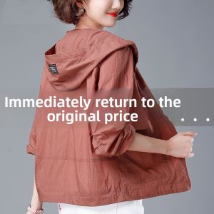 JIFANPAUL | Fashionable Summer Lightweight Womens Short Sleeve Sun Protection Coat