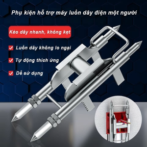 Phụ kiện hỗ trợ luồn dây điện một người máy kéo dây dụng cụ luồn dây điện tiện lợi cho thợ điện