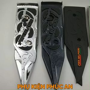 Thảm lót sàn xe AB Airblade năm 2016 2017 2018 2019 gác để chân trước air blade cao su carbon inox - phụ kiện trang trí