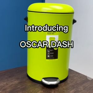 OSCAR DASH | G2461 | 8-12L | Step Pedal | Waste Bin | Soft Closing | Multiple Colours | Trash Bin | Dustbin | Dustbin for Kitchen | Dustbin for Toilet