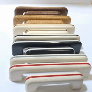 Plastic Cabinet Handle Pull with Brass Nut Thread Children Kids Room Drawer Door Handle