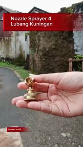 Nozzle spuyer kabut spuyer semprotan hama spuyer spayer hama lubang 4 KUNINGAN