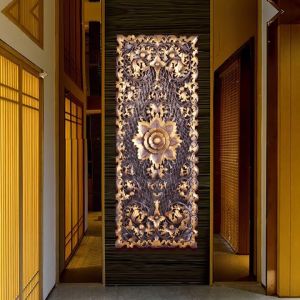 ไม้แกะติดผนัง แผ่นไม้แกะสลัก ไม้แกะสลักตกแต่งฝาผนัง แผ่นไม้แกะดอกไม้ แผ่นไม้แขวนผนัง ของตกแต่งผนัง แผ่นเพดาน แผ่นไม้แกะสลักเพดาน