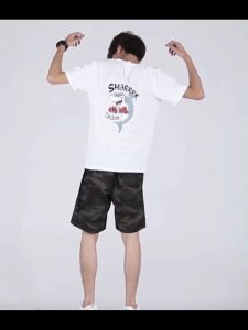 Cotton Shorts Mens Earth Five Trousers Summer Loose Casual Big Trousers Beach Big Yards Tide Hundred Outside Wear Middle Trousers