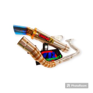 Knalpot Daeng Sai 4 ujung blue beat fi Beat Karbu Beat esp Scoopy