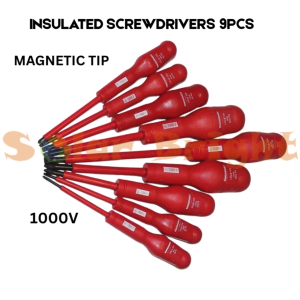 Insulated Screwdrivers Set 9Pieces 1000V Multifunctional Electricians Choice