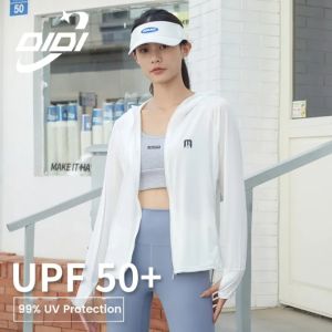 DIDI Japanese Sunscreen Sun Protection Windbreaker Clothing Outdoor Cycling Sports Breathable and Quick-drying Outdoor Jacket for Women