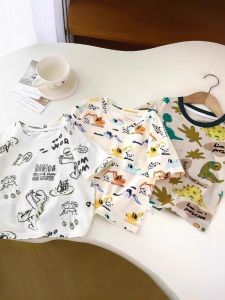 Cotton Korean Style Full-Print New Kids T-Shirt