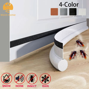 【Free Shipping】Door Bottom Window Sealing Strip Summer Indoor Leather Prevent Insects Door Blocker Stopper