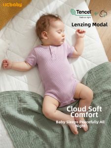 UCBABY | Short Sleeve Lightweight Summer Romper Modal